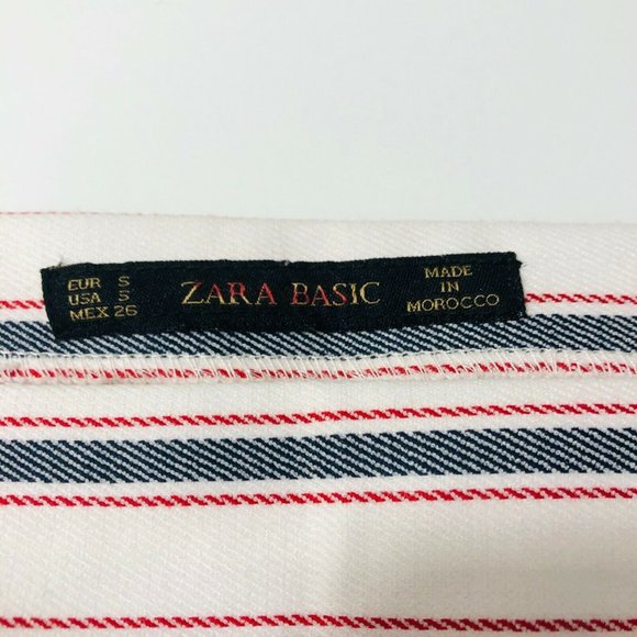 Zara Striped Belted Bodycon Dress - Picture 6 of 10